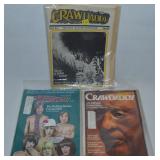 (3) Vtg Crawdaddy Magazines Rolling Stones,