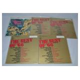 (5) Vtg Vinyl 33 1/3 Record Albums: Disco Teen &