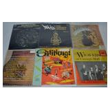 (6) Vtg Vinyl 33 1/3 Record Albums: ABC Shindig,