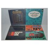 (4) Vtg Vinyl 33 1/3 Record Albums: Original Gold