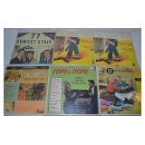 (6) Vtg Vinyl 33 1/3 Record Albums: 77 Sunset