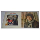 (2) Vinyl 33 1/3 Record Albums: Bob Dylan