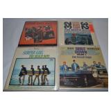 (4) Vinyl 33 1/3 Record Albums: The Beach Boys