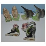 (3) MCM Ceramic Salt & Pepper Shakers Billiken,