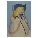Vtg Shawnee Pottery Little Bo Peep Pitcher 7.75"