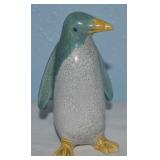 Vtg Chinese Export Clay Ceramic Penguin Figure