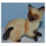 Vtg Goebel W Germany Siamese Cat Figure 3.75