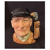 Royal Doulton Golfer D6623 Toby Jug Mug 8"