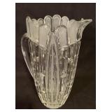 Zajecar Polish Lead Crystal Heavy Water Pitcher 9"
