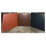 (3) Vintage/Contempo Folding Card Tables - Some
