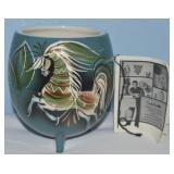 Sascha Brastoff Signed MCM Art Pottery Horse Vase