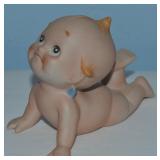 Vtg Lefton Bisque Porcelain Kewpie Doll Figure 5L