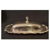 International Webster Wilcox SP Butter Dish &Liner