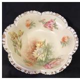 Antique RS Prussia Handpainted China Bowl w/