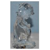 Vtg Precious Moments Lead Crystal Winters Song