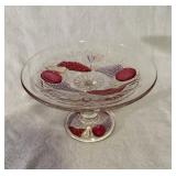 Westmoreland Glass Della Robbia Flash Compote