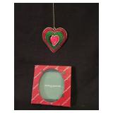 Reed & Barton Heart Christmas Ornament