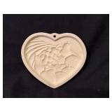 Pampered Chef Cookie Mold Heart of Plenty 1995