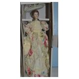 Vtg Porcelain Victorian Style Doll in Box - 11" tl