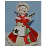 Vtg Napco Ware Ceramic Spaghetti Trim Christmas