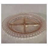 Anchor Hocking Pink Miss American Glass 4Part