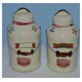 Vtg Shawnee Art Pottery Ironwood MI Souvenir Milk
