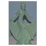 Vtg California Art Pottery Deco Dancer Figure 6.75