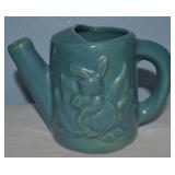 Vtg Rosemeade Art Pottery Bunny Rabbit Watering