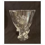 Steuben Glass Spiral Vase w/ Hershey