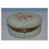 Antique Wavecrest Signed Handpainted Repousse