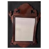 Antique Victorian Wood Framed Wall Mirror w/