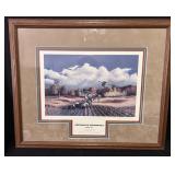 Denise Fox Signed LE Arrowhead Greenwings Framed