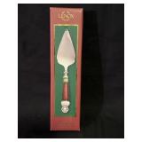 Lenox Holiday Stainless Steel Pie Server New in Bx