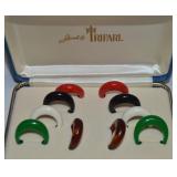 Vtg Jewels by Crown Trifari Ring Set in Box