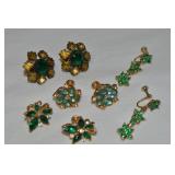 (4) Vtg Prs Goldtone Screwback Earrings