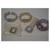 (5) Vtg Ladies Watches: (2) Sophie +