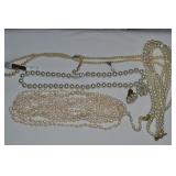Vintage Faux Pearl Jewelry Lot w/ Richelieu, Japan