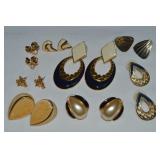 (7) Vintage Prs Pierced Earrings: Torino +