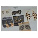 (6) Vtg Prs Carded Clip Earrings: Alice Caviness,