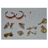 (7) Vintage Prs Pierced Earrings: PAJ 925 Sterling
