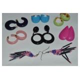 (7) Vintage Prs Pierced Earrings