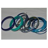 Lot of Blue Toned Contempo Bracelets