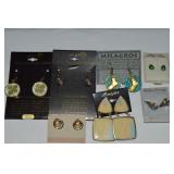 (7) Vintage Prs Pierced Earrings