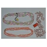 (3) Vtg Necklaces: Carola