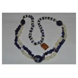 Vintage Swoboda Genuine Lapis Lazuli & MOP