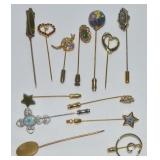 Collection of Vintage Hat Pins w/ Kangaroo, RS+