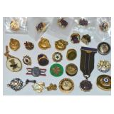 Collection of Fraternal & Other Pin Backs