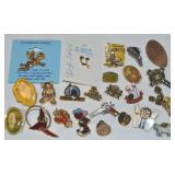Collection of Vintage Pinbacks: Bowling, Olie