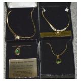 (4) Ronte of Beverly Hills Pendant Necklaces