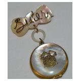 WWII era Goldtone "Sister" US Army Quartermaster
